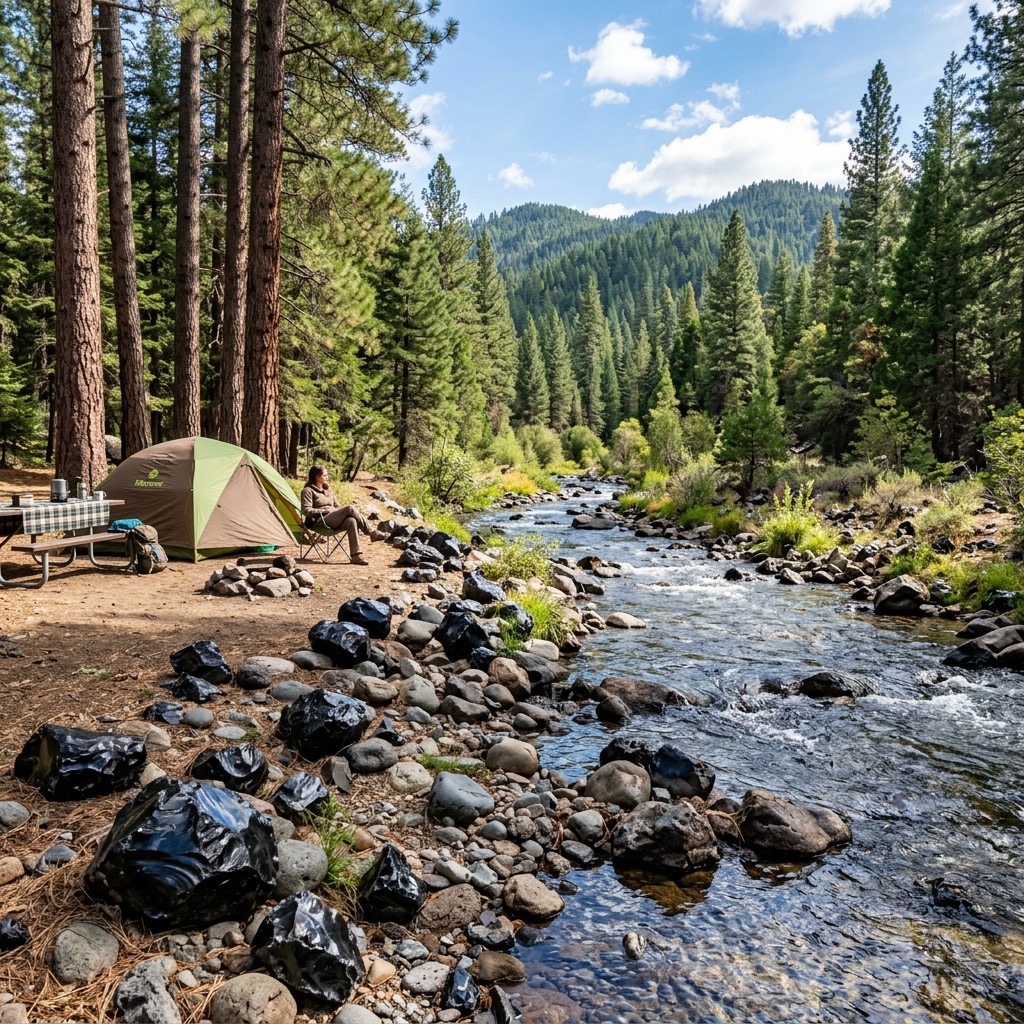 Rockhounding in Modoc County: The Lassen Creek Obsidian Mines Guide